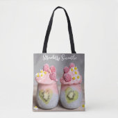 Berry Clean Vibes: Detox Smoothie & Chia Pudding Tasche (Vorderseite)