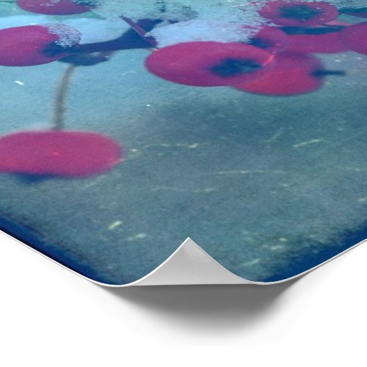 Berry Cold Poster (Ecke)