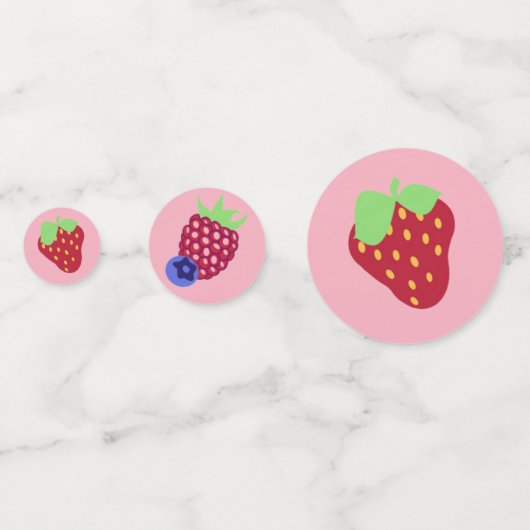 Berry Confetti Konfetti (Vorderseiten)