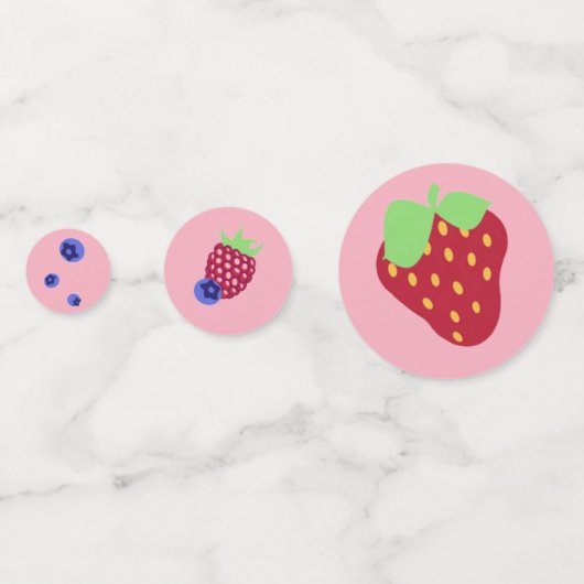 Berry Confetti Konfetti (Rückseiten)