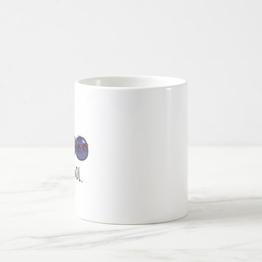 Berry Cool Funny Strawberry Blueberry Pub Kaffeetasse (Mittel)