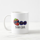 Berry Cool Funny Strawberry Blueberry Pub Kaffeetasse (Links)