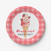 Berry Cool Geburtstag Pappteller (Vorderseite)