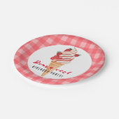 Berry Cool Geburtstag Pappteller (Schrägansicht)