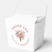 Berry Cool Happy Birthday Ice Creme Party Geschenkschachtel (Vorderseite)