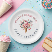 Berry Cool Happy Birthday Ice Creme Party Pappteller