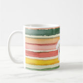 Berry Cute Tee Green Orange Pink Fruity Stripes Kaffeetasse (Links)