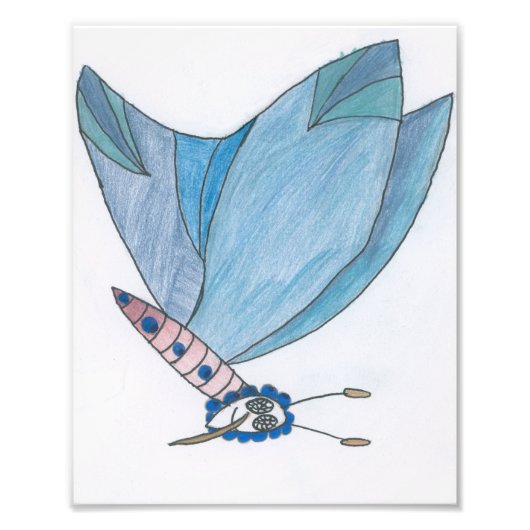 Berry der Blaubeerschmetterling Fotodruck (Vorne)