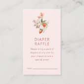 Berry Diaper Raffle Card Begleitkarte (Vorderseite)