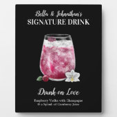 Berry Drink PERSONALISIERT DIESEN Signature Drink Fotoplatte (Vorderseite)