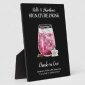 Berry Drink PERSONALISIERT DIESEN Signature Drink Fotoplatte (Seite)