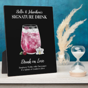 Berry Drink PERSONALISIERT DIESEN Signature Drink Fotoplatte