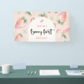 Berry erster Erdbeeren-Kindergeburtstag Banner (Messe)