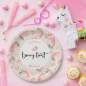 Berry erster Erdbeeren-Kindergeburtstag Pappteller (Party)