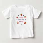 Berry erster Geburtstag Baby T-shirt (Vorderseite)