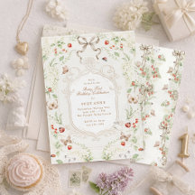 Berry Erster Geburtstag Vintage Floral