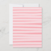 Berry Erster Niedlicher Erdbeercharakter 1. Geburt Einladung (Rückseite)