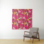 Berry Fabric: Deep Red Seamless Wandteppich (Beispiel)
