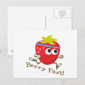 Berry Fast! Postkarte (Vorne/Hinten)