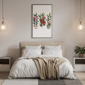 Berry Festive - Lush Winterbergs Branches Poster