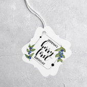 Berry First | 1. Geburtstag | Blaubeere | Miminal Geschenkanhänger