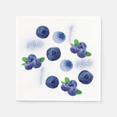 Berry First | 1. Geburtstag | Blaubeere | Muster Serviette (Vorderseite)