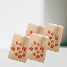 Berry First | 1. Geburtstag | Erdbeere | Muster Geschenktütchen