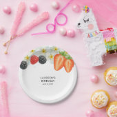 Berry First 1. Geburtstag  Pappteller (Party)