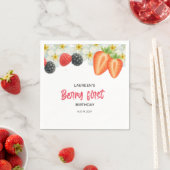 Berry First 1. Geburtstag Serviette (Beispiel)