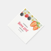Berry First 1. Geburtstag Serviette (Ecke)