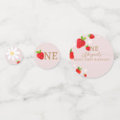 Berry First 1. Strawberry Birthday Konfetti (Vorderseiten)