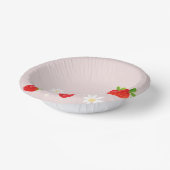 Berry First 1. Strawberry Birthday Pappteller (Gewinkelt)