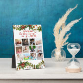 Berry First Birthday 12 Monate Baby Foto Collage Fotoplatte (Seite)