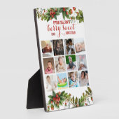 Berry First Birthday 12 Monate Baby Foto Collage Fotoplatte (Seite)