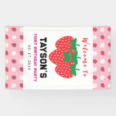 Berry First Birthday 1. Geburtstag Banner (Horizontal)