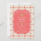 Berry First Birthday 1. Geburtstag Einladung (Vorderseite)