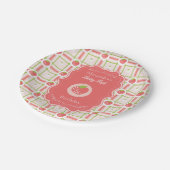 Berry First Birthday 1. Geburtstag Pappteller (Schrägansicht)