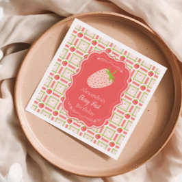 Berry First Birthday 1. Geburtstag Serviette