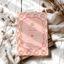 Berry First Birthday 1. Geburtstag Strawberry