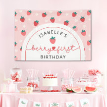 Berry First Birthday 1. Geburtstag Strawberry Part