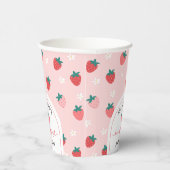 Berry First Birthday 1st Birthday Girl Pappbecher (Rechts)