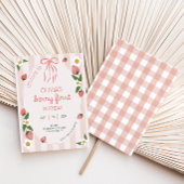  Berry First Birthday 1st Birthday Invitation Einladung