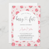 ?Berry First Birthday Einladung (Vorne/Hinten)