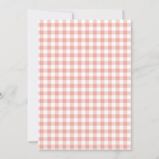 Berry First Birthday Einladung (Rückseite)