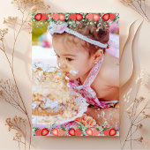 Berry First Birthday Einladungskarte Einladung