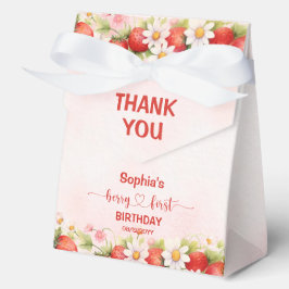 Berry First Birthday Favor Box Geschenkschachtel