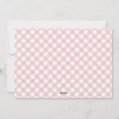 Berry First Birthday Foto Einladung (Rückseite)