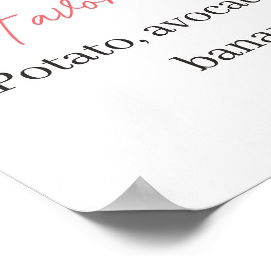 Berry First Birthday Foto Poster Template 1 Kind (Ecke)