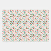 Berry First Birthday Geschenk 3 Set Geschenkpapier Set (Vorderseite 3)