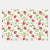 Berry First Birthday Geschenk 3 Set Geschenkpapier Set (Vorderseite 2)